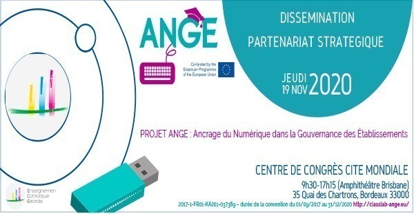 Lire la suite à propos de l’article Dissémination du Projet ANGE «Ancrage du Numérique dans la Gouvernance des Etablissements»