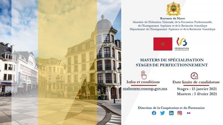 Lire la suite à propos de l’article MASTERS DE SPECIALISATION ET STAGES DE PERFECTIONNEMENT / FEDERATION WALLONIE-BRUXELLES