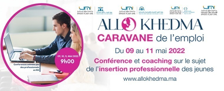 Lire la suite à propos de l’article « Caravane de l’Emploi »  du 9 au 11 mai 2022 à la Faculté des Sciences Juridiques, Economiques et Sociales de Meknès