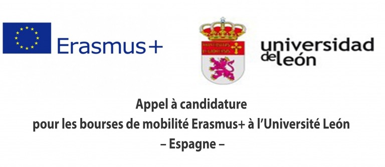 Lire la suite à propos de l’article Appel à candidature pour les bourses de mobilité Erasmus+ à l’Université León – Espagne