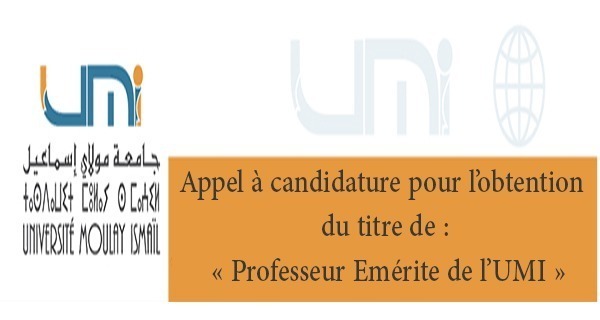 Lire la suite à propos de l’article Appel à candidature pour l’obtention du titre de : « Professeur Emérite de l’UMI »