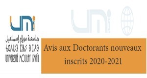 Avis aux Doctorants nouveaux inscrits 2020-2021