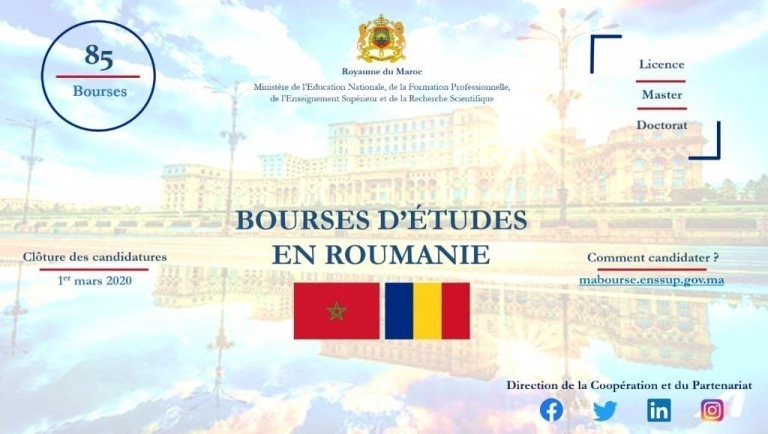 Lire la suite à propos de l’article Bourses d’études en Roumanie au titre de l’année Universitaire 2020-2021