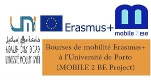 Bourses de mobilité Erasmus+ à l’Université de Porto (MOBILE 2 BE Project)