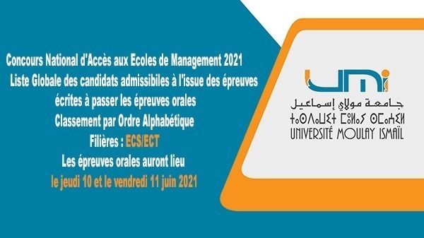 Lire la suite à propos de l’article Concours National d’Accès aux Ecoles de Management 2021(liste des admis)