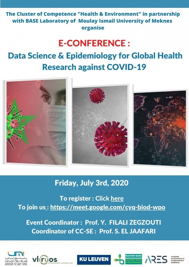 Lire la suite à propos de l’article E-Conference Data Science & Epidemiology for Global Health Research against COVID-19