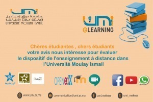 Questionnaire pour évaluer le dispositif de l’enseignement à distance dans l’Université Moulay Ismail-1