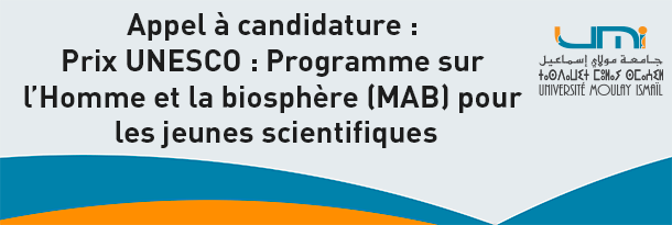 Lire la suite à propos de l’article Prix UNESCO : Programme sur l’Homme et la biosphère (MAB) pour les jeunes scientifiques