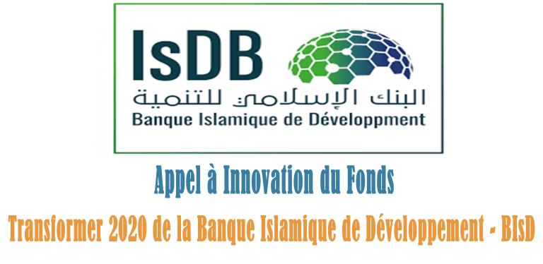 Lire la suite à propos de l’article Appel à Innovation du Fonds Transformer 2020 de la Banque Islamique de Développement – BIsD