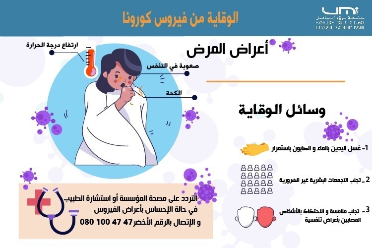 Lire la suite à propos de l’article معلومات ونصائح حول مرض ڤيروس كورونا المستجد