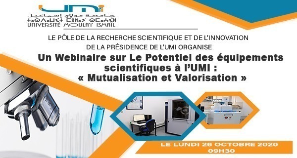 Lire la suite à propos de l’article un Webinaire sur le Potentiel des équipements scientifiques à l’UMI : « Mutualisation et Valorisation »