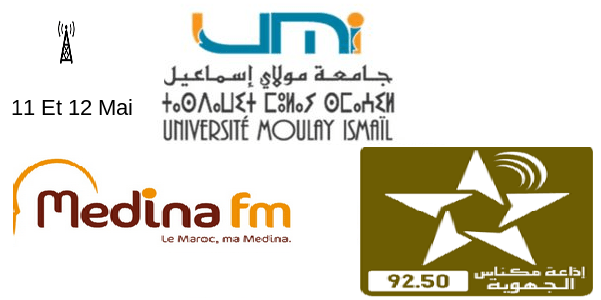 Lire la suite à propos de l’article Programmes des cours sur la Radio Régionale de Meknès et la Radio MEDINA FM du 11 Mai ET 12 Mai