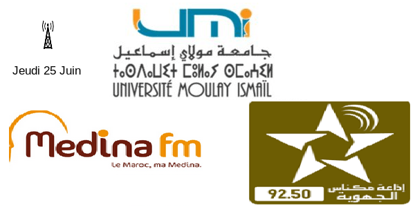 Lire la suite à propos de l’article Programmes des cours sur la Radio Régionale de Meknès et la Radio MEDINA FM du 25 Juin