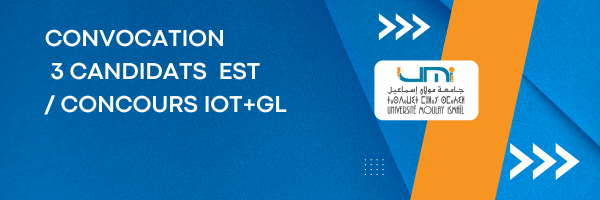 Lire la suite à propos de l’article Convocation  3 candidats  EST / concours IOT+GL