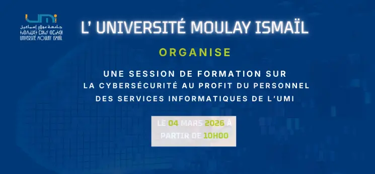 Lire la suite à propos de l’article Session de formation sur la cybersécurité au profit du personnel des services informatiques de l’UMI